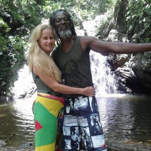 Tiina and Lion One Love Cottage Tobago